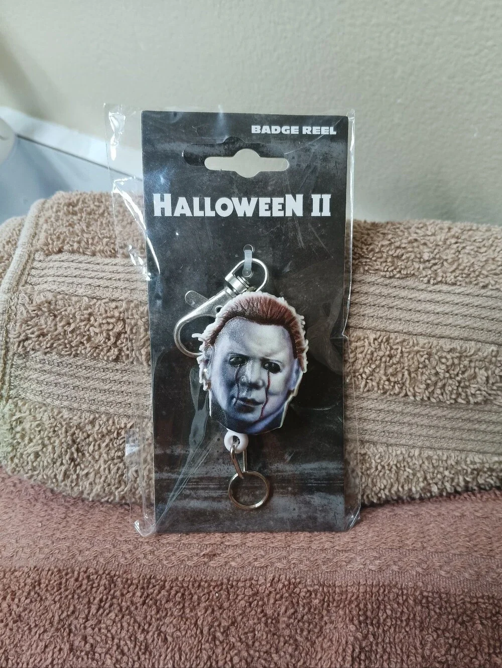 HALLOWEEN II Michael Myers Retractable Badge Reel with Metal Clip